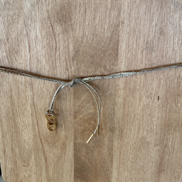 Gucci Snakeskin Belt w Gold Hardware - Picture 5 of 5